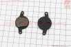 Тормозные колодки Disk-brake (Magura LOUISE FR, 2002-2006, CLARA 2001-2002), чёрные YL-1012