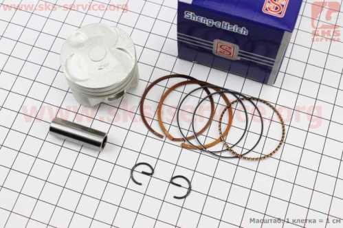 Поршень к-кт Yamaha SA36J 38мм +0,25 (палец 10мм) синяя коробка