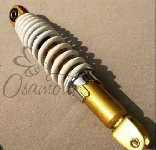 Амортизатор JOG 275mm, регулируемый (золотой) VDK
