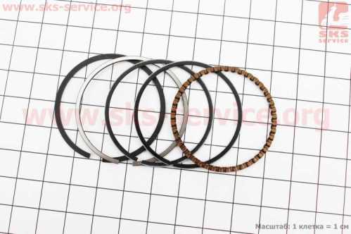 Кольца поршневые 40x1mm HONDA GX35 (CG438) - 4Т