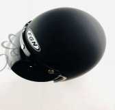 Шлем открытый (с козырьком, size:L, черный матовый) FGN