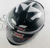 Шлем интеграл (size:XXL, черно-серый) LS-2