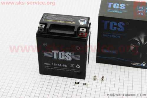 Аккумулятор 12V7Ah 12N7A-BS GEL (L113*W70*H132mm) "МОТО"