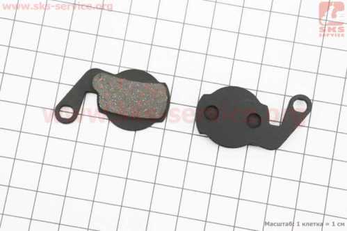 Тормозные колодки Disk-brake (Magura marta 2009, Louise 2007, Julie HP), чёрные YL-1006