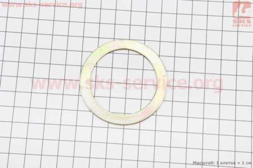 Шайба шестерни дифференциала ведомой, металл d-42,5mm, D-56mm Foton 244, Jinma 244/264 (250.37.203)