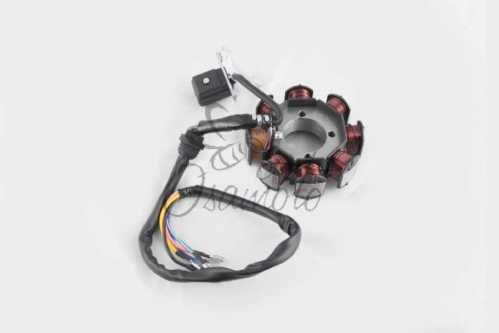 Статор генератора 4T CB/CG 150 (7+1 катушек, 5 проводов) VDK