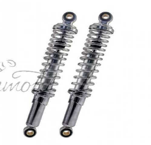 Амортизаторы (пара) Delta 340mm, регулируемые (хром) EVO