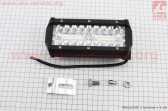 Фара дополнительная светодиодная влагозащитная - 20+20 LED с креплением, прямоугольная 79*165мм, SUPER LIGHT