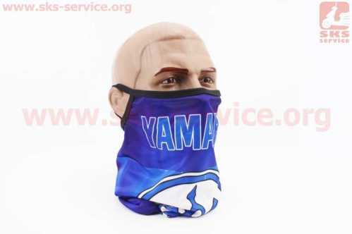 Маска лица пылезащитная "YAMAHA", с синим рисунком, GE-70