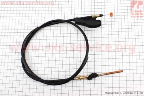 Трос переднего тормоза Yamaha JOG SA-36J/39J (трос 118см; кожух 105см)