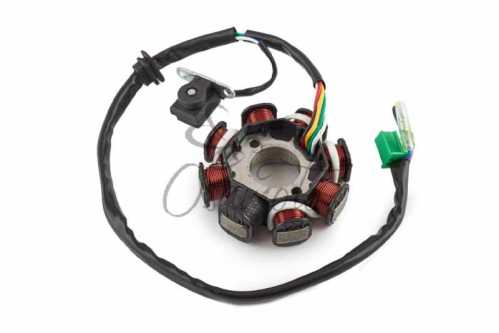 Статор генератора 4T GY6 125/150 (7+1 катушек) AMG