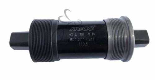 Каретка велосипедная неразборная (квадрат) (L-110mm) (B910P) (Neco) KL