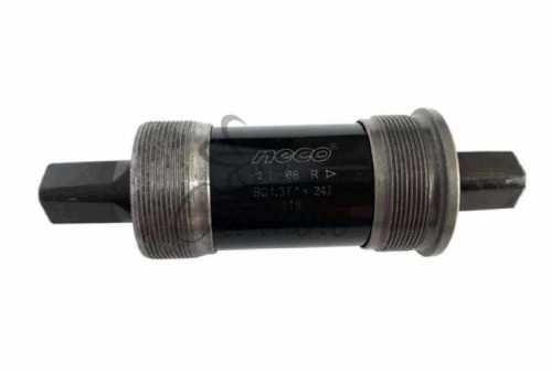 Каретка велосипедная неразборная (квадрат) (L-118mm) (B910) (NECO) KL