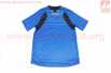 Футболка (Джерси) мужская M-(Polyester 100%), короткие рукава, свободный крой, сине-чёрная, НЕ оригинал