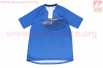 Футболка (Джерси) мужская M-(Polyester 100%), короткие рукава, свободный крой, сине-чёрная, НЕ оригинал