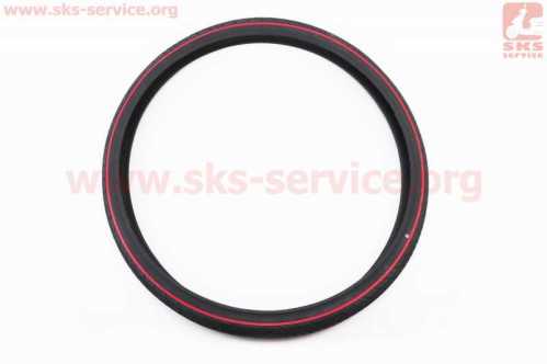 Шина 26"x1,75 (47-559) дорожная с красной полосой SА-225