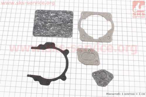 Прокладки двигателя 1E40F-1E44F, к-кт 5 деталей