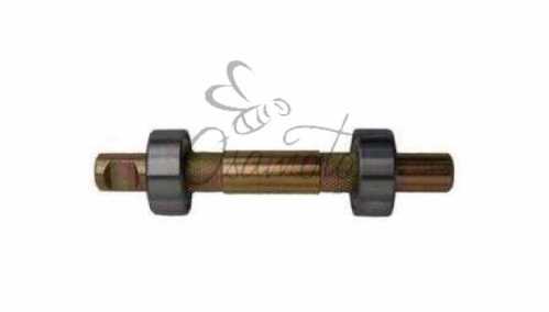 Вісь каретки велосипедна (клин) (L-140mm) (+ 2 пром підшипника 6902-ZZ) FN