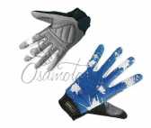 Велоперчатки (черно-синие, закрытые, с длинными пальцами, size M) (Spelli) FM