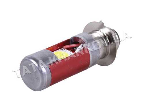 Лампа фары диодная 2 кристалла 1 усик П15Д-25-1 12В 35/35W - LED - АМ