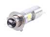 Лампа фары диодная 2 кристалла 3 усика П15Д-25-3 LED - АМ
