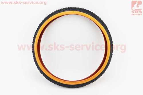 Шина 24"x1,95 (54-507) шипованная (оранжевый борт) SV209