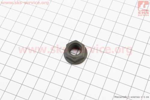 Гайка колеса MTB 3/8", чёрная