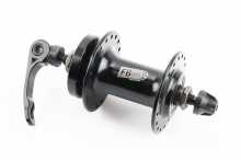 Втулка передня MTB алюмінієва 14Gx36H, Disk-brake, 2 пром-підшипники 6200 2RS, кріпл. ексцентрик, чорна FB-A208 Заводской стандарт OEM