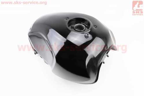Loncin LX300-6H 300AC Бак топливный, ЧЕРНЫЙ глянец