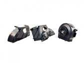 Пластик 4T GY6 50 обдува цилиндра (+ кожух генератора) EVO