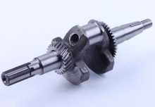 Колінвал м/б 168F/170F (6,5/7Hp) (під шліци, Ø20mm) (з шестернями) AMG-3 Заводской стандарт OEM