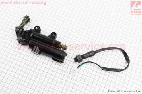 Viper - V200-F2/V250-F2 ТОРМОЗНОЙ цилиндр главный задний (крепление: 45мм) черный + датчик