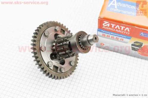 Дифференциал в сборе Z-47, Z-15x16, Z-11 JR-Q12E (120-1), с блокировкой