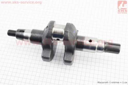 Коленвал 178F (Dшейки-36mm, H-103,3mm) под шлиц