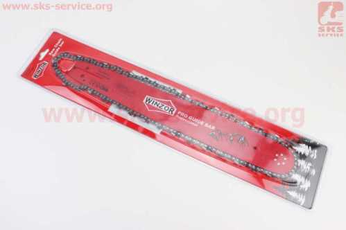 Шина 18"-1,5mm 325 72зв L-52см + цепь 325-1,5mm-72зв. квад. зуб, на блистере, "PRO SERIA"