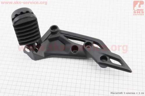 Loncin LX650DS/LX650-2A Подножка передняя правая с кронштейном