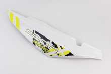 X-Road Light 200-250 пластик - задний боковой левый, БЕЛЫЙ с желтым рисунком Заводской стандарт OEM