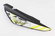 X-Road Light 200-250 пластик - задний боковой правый, ЧЕРНЫЙ с желтым рисунком Заводской стандарт OEM