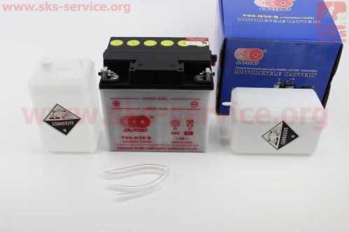Аккумулятор 12V30Аh Y60-N30-B кислотный (L187*W130*H170mm)