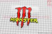 Наклейка "MONSTER" (12х11см)