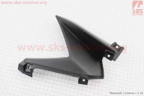 Loncin JL200-68A пластик - бака топливного средний левый, ЧЕРНЫЙ