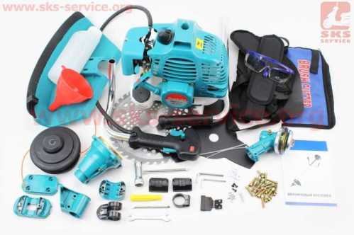 Триммер (мотокоса) MAKITA 1E40F-5 - 2,9кВт (шпуля-1шт+нож 3Т-1шт+40Тпоб-1шт, труба D-28mm x 9T)