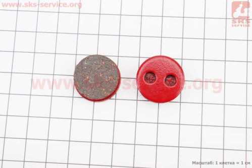 Тормозные колодки Disk-brake (Xiaomi Mijia M365, Wiggle Voxa MD35), красные YL-1005