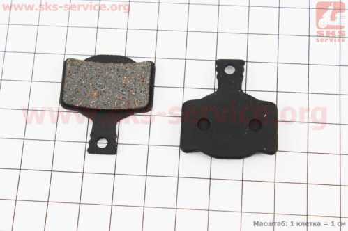 Тормозные колодки Disk-brake (Magura MT Series 2,4,6,8), чёрные YL-1042
