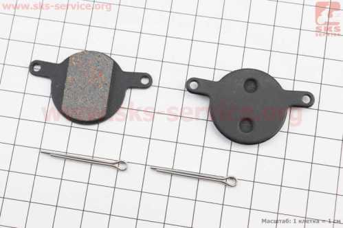 Тормозные колодки Disk-brake (Magura Julie 2001-2008), чёрные YL-1047