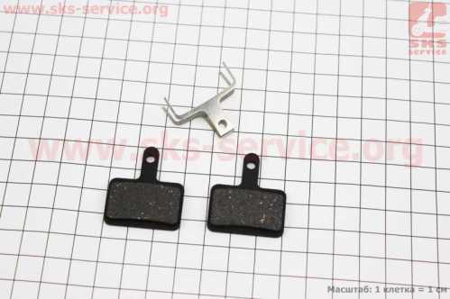 Тормозные колодки Disk-brake (Shimano BR-M416,575,495,486,485,446,445,395,375), чёрные YL-1001