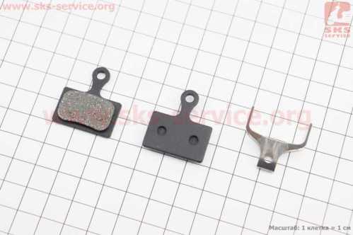 Тормозные колодки Disk-brake (Shimano XTR,M615,666,675,785,985,988,6000,7000,8000,8020,9000,9020, R315,515,785, S700, RS785, CX75), чёрные YL-1055