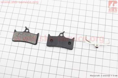 Тормозные колодки Disk-brake (Shimano BR-M755, M755DH, XTR Pre-02, Grimeca system 8, Hope M4, Sram 9,0), чёрные YL-1010