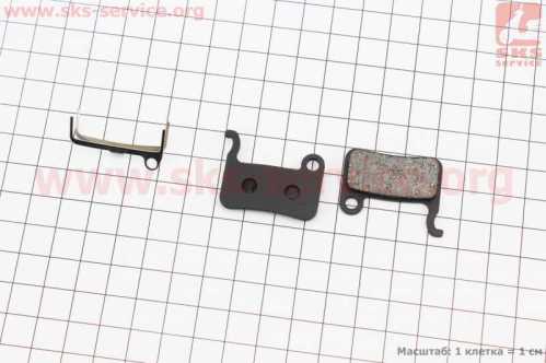 Тормозные колодки Disk-brake (Shimano LX BR-M655,765,775, XT BR-755,965,966,975, XTR M965/966, Saint M800), чёрные YL-1015