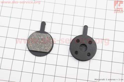 Тормозные колодки Disk-brake (PROMAX DSK-400,410,610,610J,650,650J, XNINE), чёрные YL-1048
